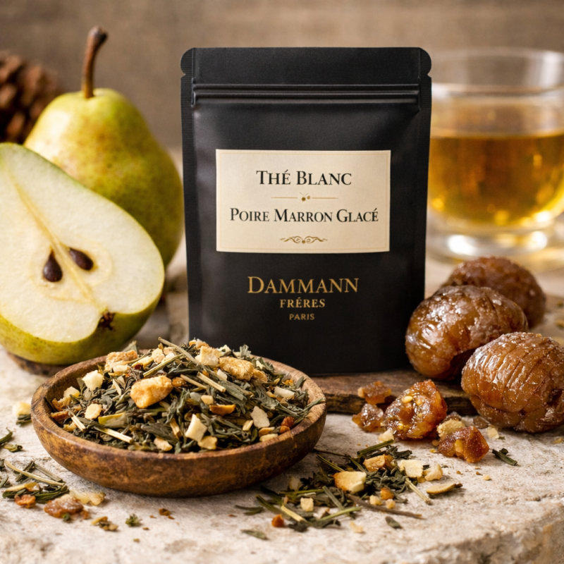 Thé Blanc Arômatisé - Poire marron glacé