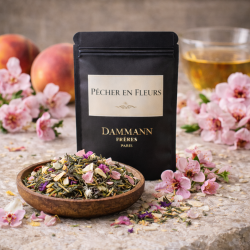 Thé Blanc Arômatisé - Pêcher en Fleurs