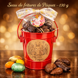 Seau de fritures de Pâques - chocolat noir et lait 130 g